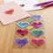12 Pack: Puffy Watercolor Hearts Stickers by Recollections™